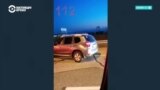 "Женщина, только не шевелитесь, пожалуйста!" Кадры очевидцев с Крымского моста сразу после взрыва