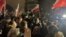 Акция протеста против увольнения руководства государственных СМИ Польши в Варшаве