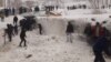 Спасатели и местные жители разбирают снежные завалы в Хороге