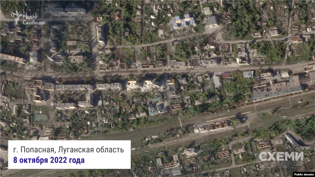 Что осталось от города Попасная Луганской области Украины после вторжения России&nbsp;
