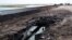 UKRAINE – Chonhar bridge, which connects the Russian-occupied Ukrainian Crimea with mainland Ukraine, damaged by shelling, June 23, 2023. The photo was taken a day after the shelling
