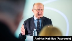 Андрюс Кубилюс, литовский политик, участник движения "Саюдис" за независимость Литвы, дважды премьер-министр Литвы, депутат Сейма, а ныне депутат Европарламента