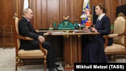 Владимир Путин и Анна Цивилева