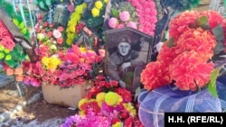 Могила мобилизованного Александра Непомнящих, погибшего в Украине