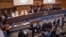 Публичные слушания Международного суда ООН по иску Украины против России 6 июня 2023. Скриншот официальной трансляции на сайте ООН