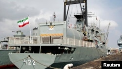 Военные корабли ВМС Ирана у причала в Порт-Судане (в Красном море), 8 декабря 2012 года. Фото REUTERS
