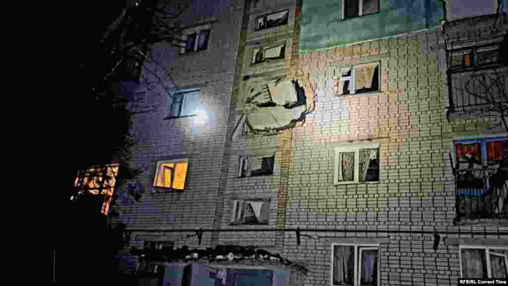 Жилой дом в Никопольском районе Днепропетровской области после ракетного удара войск РФ,&nbsp;8 января 2024 года