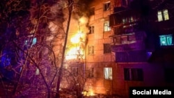 Последствия атаки российских беспилотников по Одессе, 17 января 2024 года