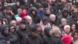 В Кыргызстане протестуют работники рынков
