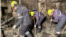 Ликвидация последствий пожара в мебельном цехе в Баку, 16 января 2024 года