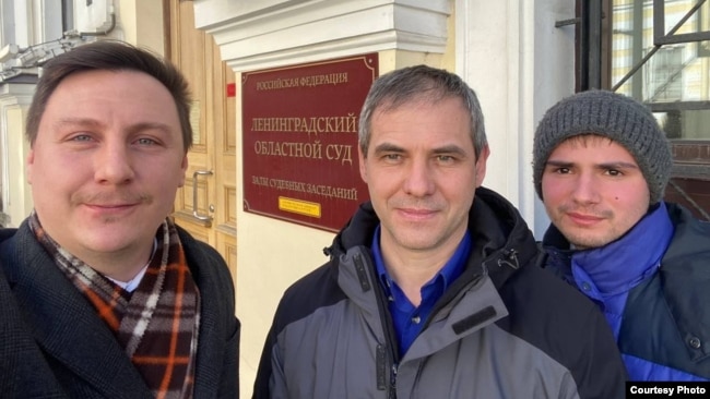 Павел Мушуманский (крайний справа) – мобилизованный, добившийся перевода на альтернативную гражданскую службу