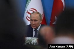 Владимир Путин на саммите в Тегеране, июль 2022 года
