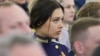 Участница встречи президента РФ Владимира Путина с выпускниками высших военно-учебных заведений в Георгиевском зале Большого Кремлевского дворца