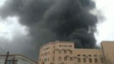 В Ростове горит здание погрануправления ФСБ