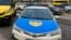Kazakhstan - The place where opposition rally supposed to be held fenced off. Police cars were seen around. Astana, 25 Nov 2023