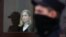 RUSSIA, ST PETERSBURG - NOVEMBER 15, 2023: Russian citizen Darya Trepova (back), who is facing criminal charges of terrorism