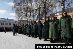 Заключенные в Можайской женской исправительной колонии №5. Фото ТАСС