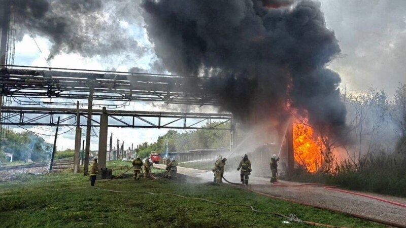 Дроны атаковали российские НПЗ в Стерлитамаке и Кстово, а также несколько электроподстанций
