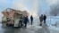 Авария на теплотрассе в Новосибирске 18 января 2024 года.