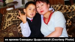 Балдан Цыдыпов с мамой