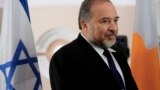 Cyprus -- Israeli Foreign Minister Avigdor Liberman, speaks with with Cyprus' Foreign Minister Ioannis Kasoulides during their meeting in Nicosia, Cyprus, Wednesday, Nov. 5, 201