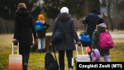 Беженцы из Украины в Венгрии, март 2022 года