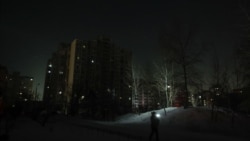Ночь в Киеве без электричества, январь 2026 года