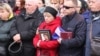 Татьяна Лорви на похоронах сына, Петрозаводск