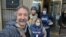 Fox news cameraman Pierre Zakrzewski (left) posing with colleagues at the Kyiv Intercontinental Hotel. - The US network said on March 15, 2022, that Zakrzewski had been killed in Ukraine outside Kyiv. Zakrzewski was killed and his colleague Benjamin Hall 