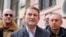 UKRAINE -- Medvedchuk before a court hearing in Pechersk Court, Kyiv, October 12, 2021