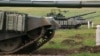 Российские танки Т-72Б3 в ходе военных учений в Ростовской области, июнь 2021 года
