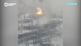 В Ангарске взрыв и пожар на крупном нефтехимическом заводе, два человека погибли