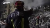 В Днепре уже двое суток разбирают завалы многоэтажки, разрушенной российской ракетой