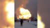 В Чувашии горит газопровод Уренгой – Помары – Ужгород, который идет в Украину, погибли трое человек