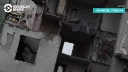 Разрушенный обстрелами и бомбардировками Чернигов, кадры с дрона