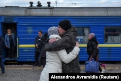 Пара на вокзале в Одессе, 6 марта 2022 года. Фото: Reuters