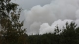UKRAINE, ICHNYA, ICHNIA, CHERNIHIV REGION Photo after explosions at Ukrainian ammo depot. The depot is located in the Chernihiv region, 176 km (109 miles) east of the capital, Kiev. 