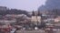 Ukraine - Smoke rises the air in Lviv, western Ukraine, Saturday, March 26, 2022.