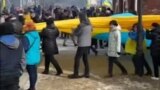 Протесты в Славутиче против российской оккупации: как это было