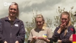 Шесть девушек из Украины учатся в Косове обезвреживать мины