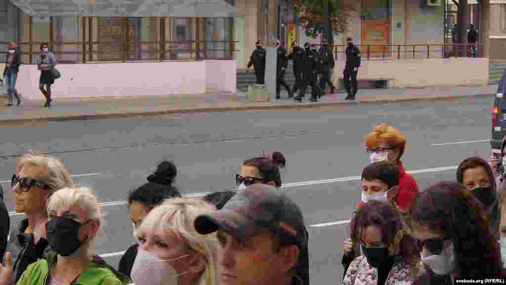 Акцию протеста в Могилеве также разогнали силовики
