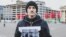 Николай Дедок на акции в поддержку политических заключенных. Минск, Беларусь, 26 февраля 2019 года 