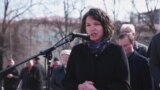 Рядом с посольством России в Киеве открыли сквер имени Бориса Немцова