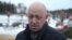 RUSSIA -- PMC WAGNER founder Yevgeny Prigozhin at the funeral of Wagner PMC fighter Dmitry Menshikov
