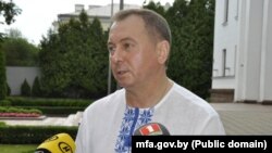 Владимир Макей на "Дне белорусской вышиванки" 25 июня 2017 года