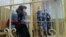 Russia, Arkhangelsk. Student Olesya Krivtsova at a court hearing on cases of terrorism and discrediting the army