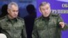 RUSSIA – Russia's Defence Minister Sergei Shoigu (L) and Valery Gerasimov, Chief of the General Staff of the Russian Armed Forces, are seen at the joint staff of military branches involved in a special military operation in Ukraine. December 16, 2022