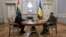 UKRAINE – resident of Ukraine Volodymyr Zelenskyi and President of Guinea-Bissau Oumar Sissou Embalo (left). Kyiv, October 26, 2022