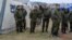 Novosibirsk mobilized residents near the Novosibirsk Higher Military Command School
