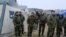 Novosibirsk mobilized residents near the Novosibirsk Higher Military Command School